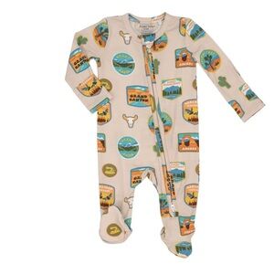 ANGEL DEAR NATIONAL PARK PATCHES SW 2 WAY ZIPPER FOOTIE
